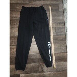 Champion Sweatpants Youth Teen XL 18-20 Classic Fleece Logo Joggers Tapered
